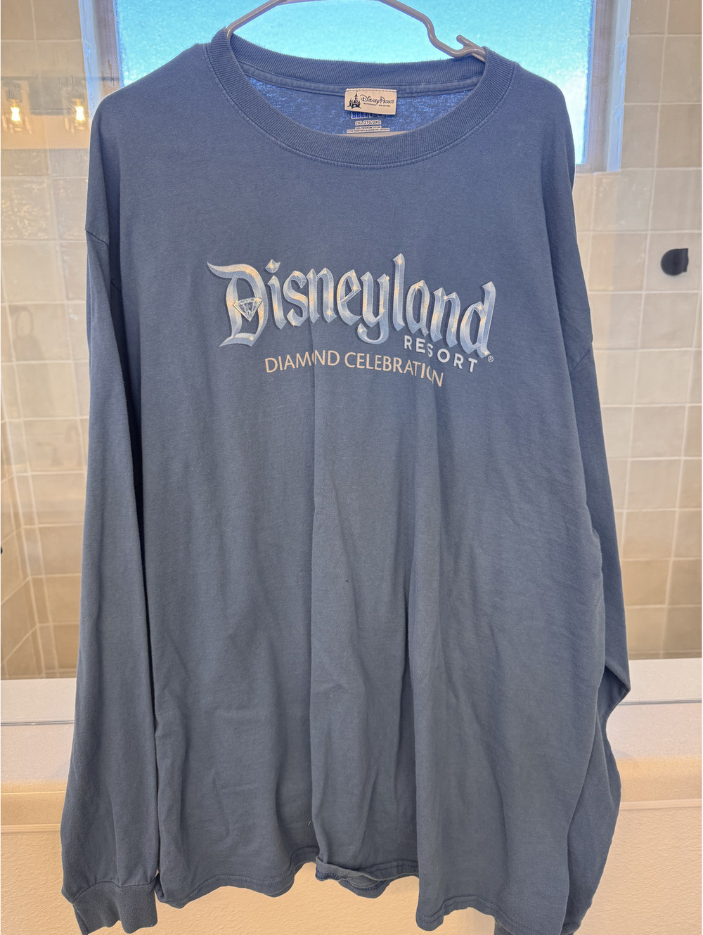 Disneyland Resort blue long sleeve shirt